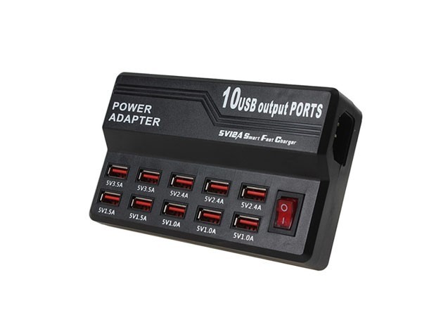 &u+ CARGADOR CELULAR 3.0 10 PUERTOS WLX-838